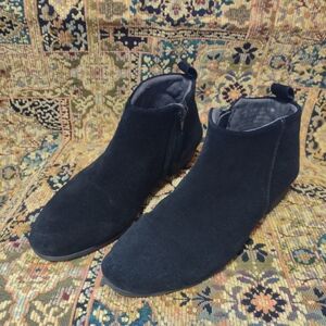 Black Suede Ankle Boots